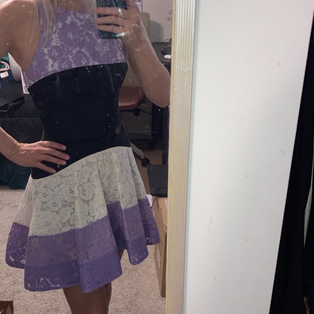 Alex Perry tight waist dress